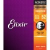 Elixir NanoWeb Phosphor Bronze Custom Light 11-52